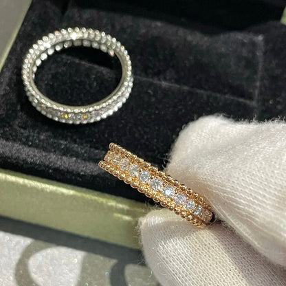 Mysitc PERLEE DIAMOND ROSE GOLD RING
