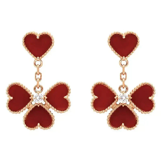 Mystic SWEET CLOVER CARNELIAN イヤリング