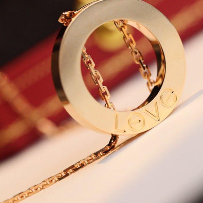 Mysitc LOVE NECKLACE ADJUSTABLE ROSE GOLD