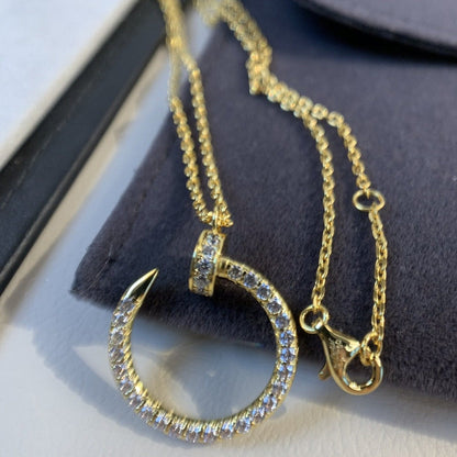 Mysitc JUSTE NECKLACE GOLD DIAMONDS