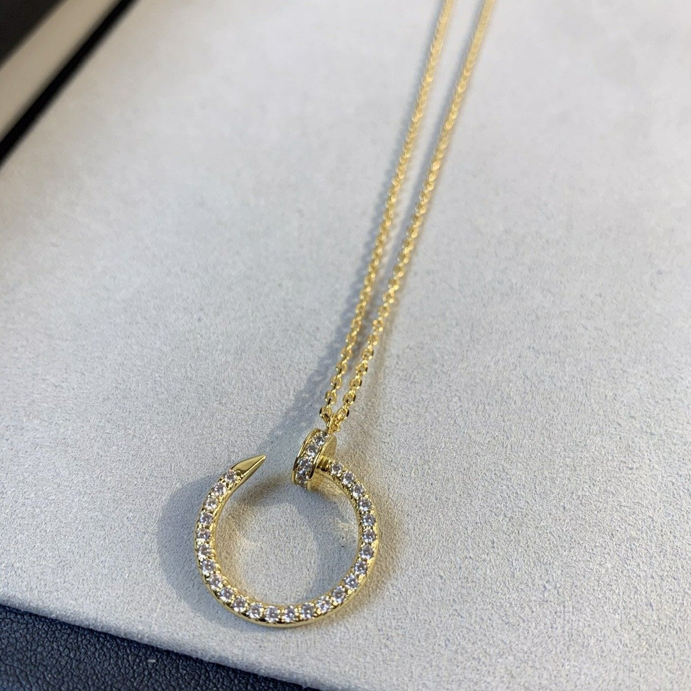 Mysitc JUSTE NECKLACE GOLD DIAMONDS