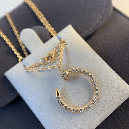Mysitc JUSTE NECKLACE PINK GOLD DIAMONDS