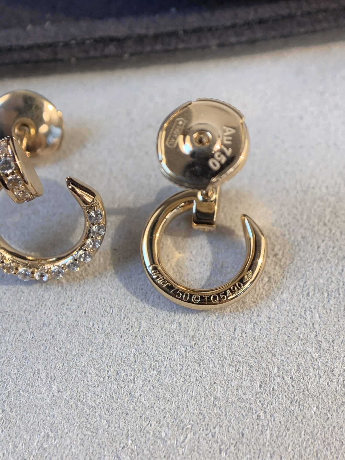 Mysitc JUSTE EARRINGS GOLD DIAMONDS