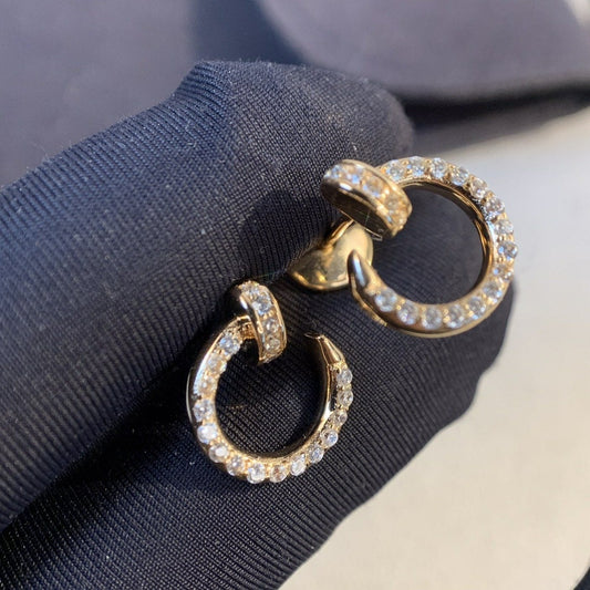 Mysitc ジュスト エ EARRINGS GOLD DIAMONDS