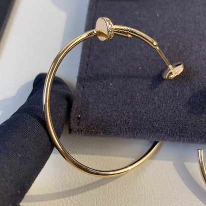 Mysitc JUSTE EARRINGS GOLD DIAMONDS 1.8MM