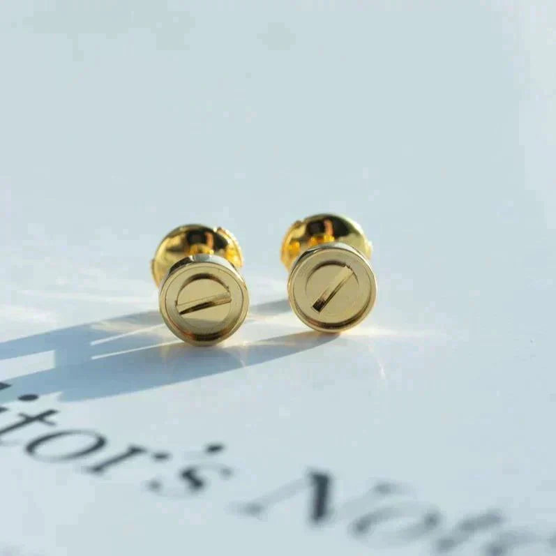 Mysitc LOVE EARRINGS GOLD 10MM