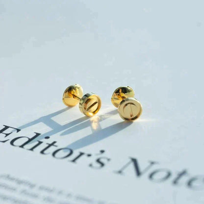 Mysitc LOVE EARRINGS GOLD 10MM
