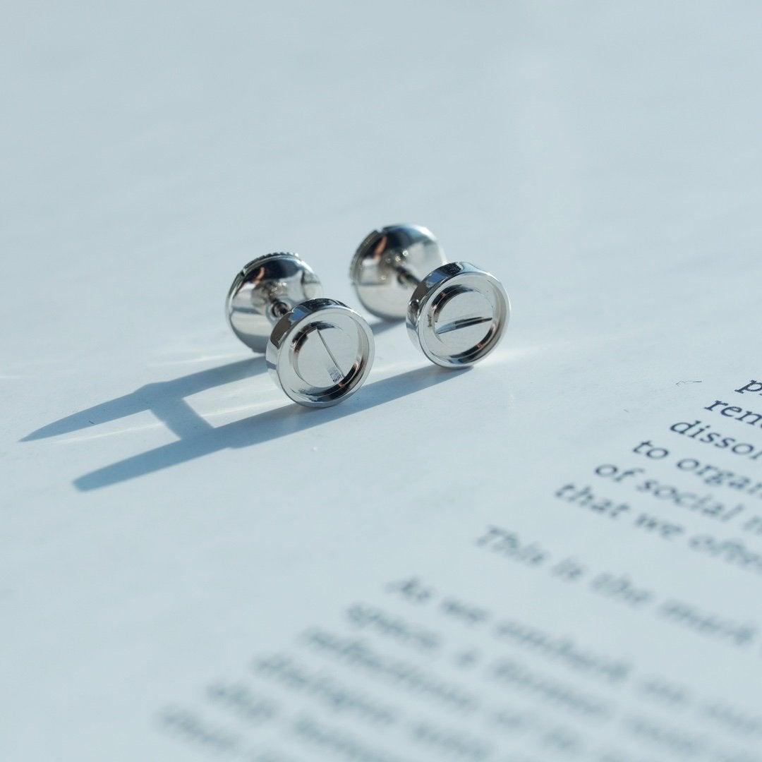 Mysitc LOVE EARRINGS SILVER 10MM