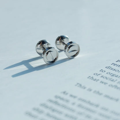Mysitc LOVE EARRINGS SILVER 10MM