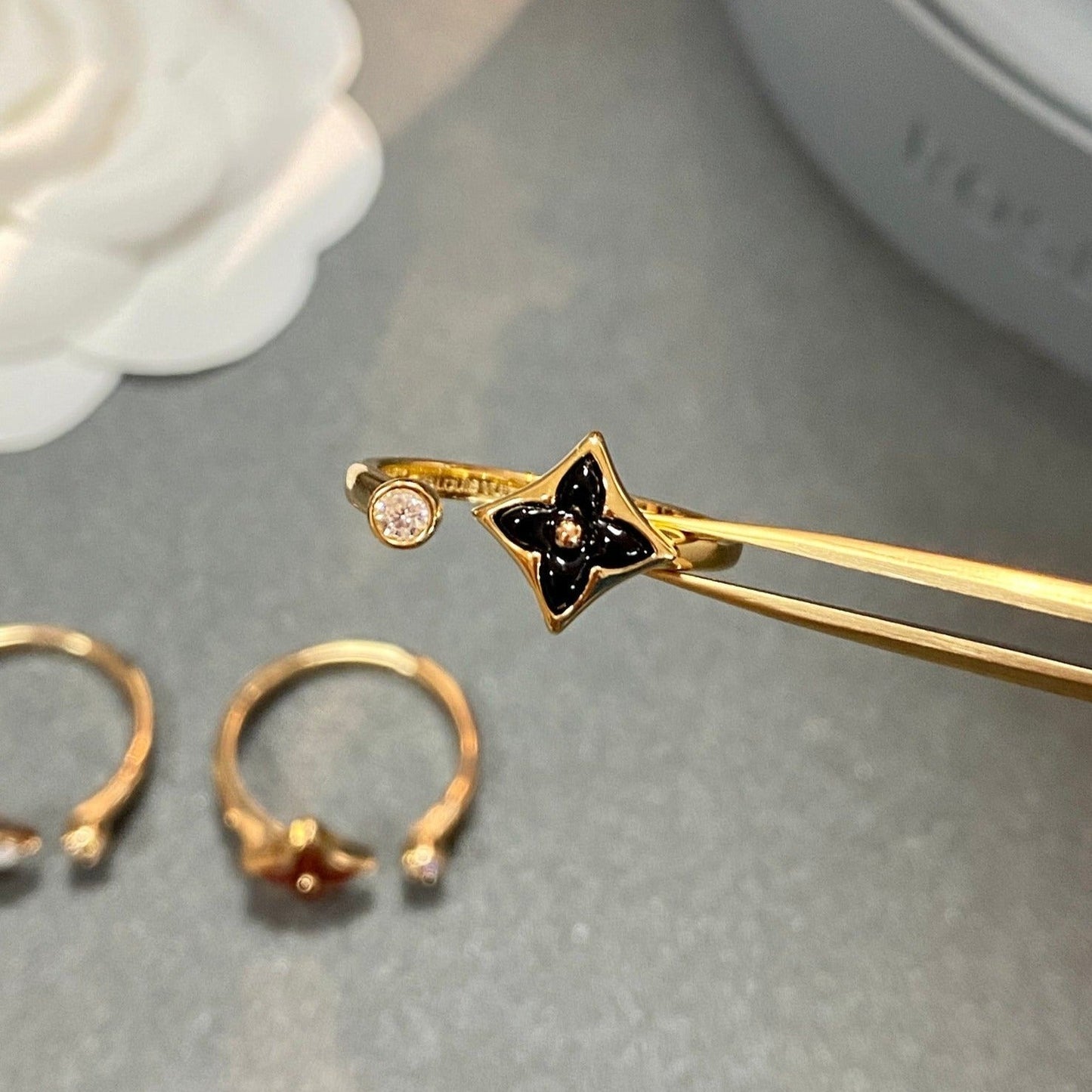 Mysitc STAR 1 DIAMOND OPEN RING