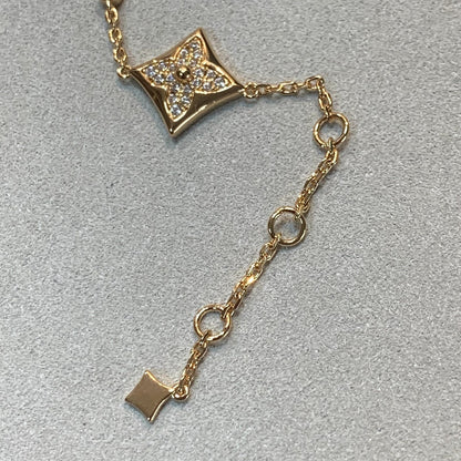 Mysitc STAR AND SUN 4 MOTIFS GOLD DIAMONDS BRACELET