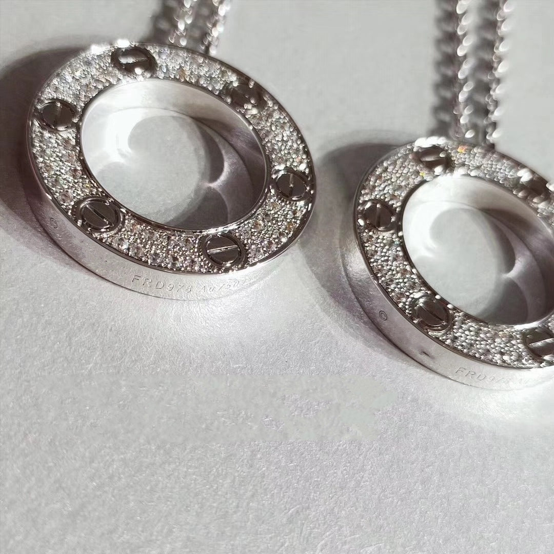 Mysitc LOVE NECKLACE ADJUSTABLE SILVER