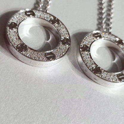 Mysitc LOVE NECKLACE ADJUSTABLE SILVER