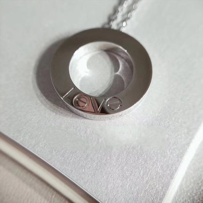 Mysitc LOVE NECKLACE ADJUSTABLE SILVER