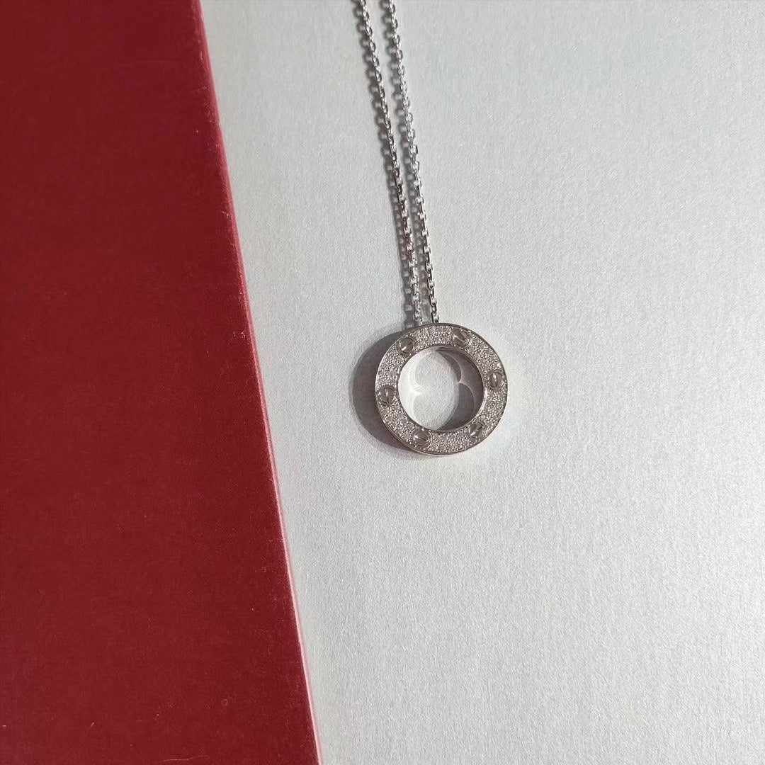 Mysitc LOVE NECKLACE ADJUSTABLE SILVER