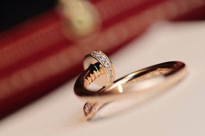 Mysitc JUSTE RING 2.65MM PINK GOLD DIAMOND