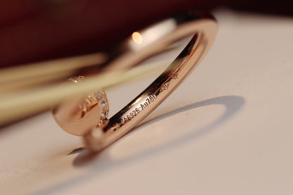 Mysitc JUSTE RING 2.65MM PINK GOLD DIAMOND