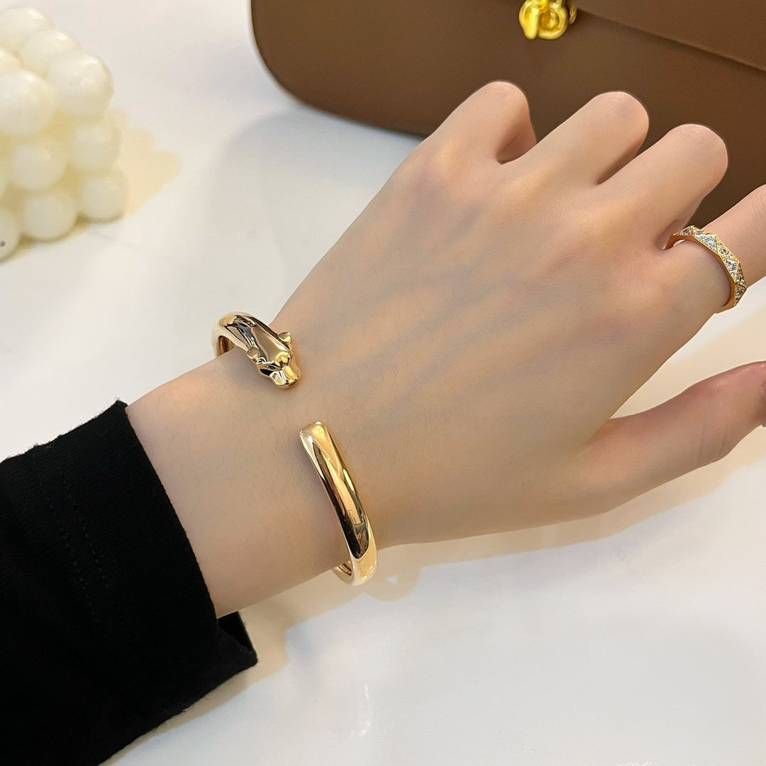 Mysitc PANTHERE GOLD OPEN BRACELET
