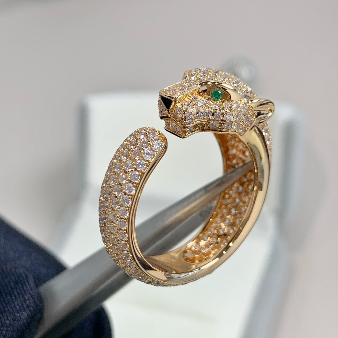 Mysitc PANTHERE PINK GOLD DIAMOND RING