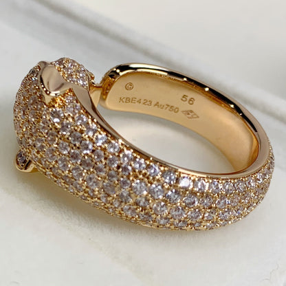 Mysitc PANTHERE PINK GOLD DIAMOND RING