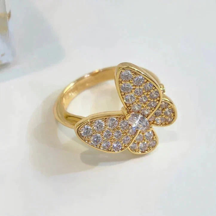 Mysitc BUTTERFLY DIAMOND RING
