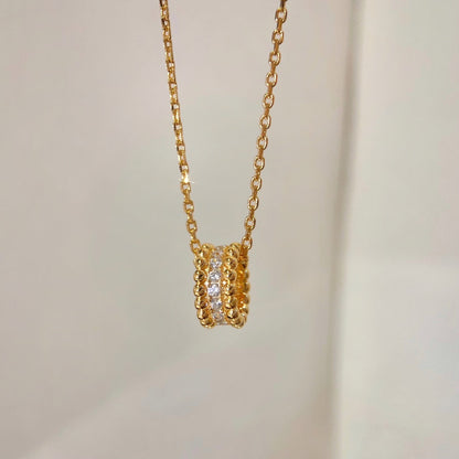 ミスティックペルリーダイヤモンドネックレス