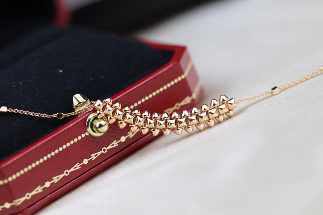 Mysitc CLASH PINK GOLD NECKLACE