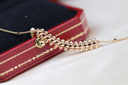 Mysitc CLASH PINK GOLD NECKLACE