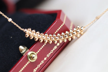 Mysitc CLASH PINK GOLD NECKLACE