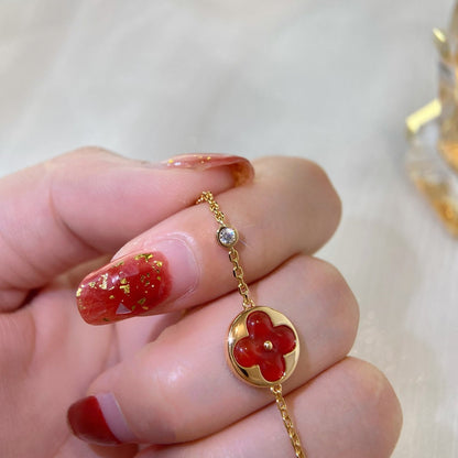Mysitc SUN PEDANT CARNELIAN BRACELET