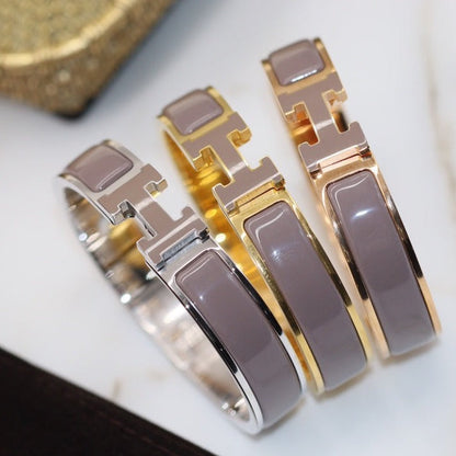 Mysitc H BRACELET 12MM BROWN