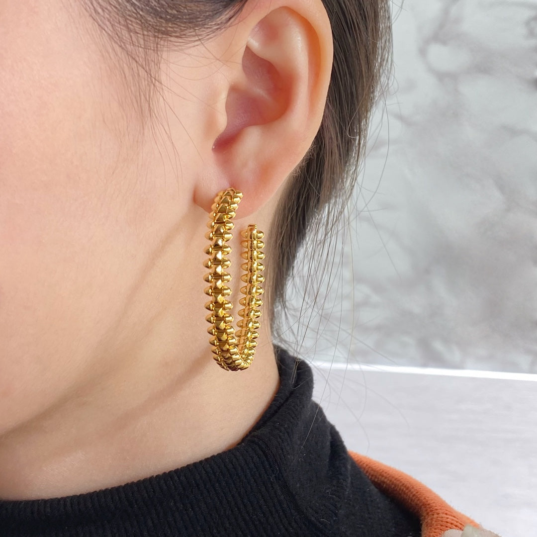 Mysitc CLASH LARGE HOOP EARRINGS