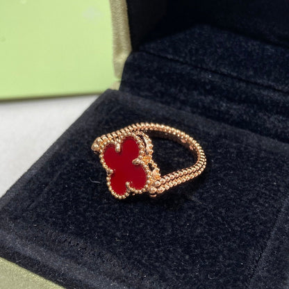 Mysitc CLOVER RIVERSIBLE ROSE GOLD RING