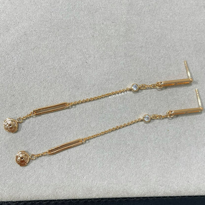 Mysitc CHAINE CHAOS DIAMOND DROP EARRINGS