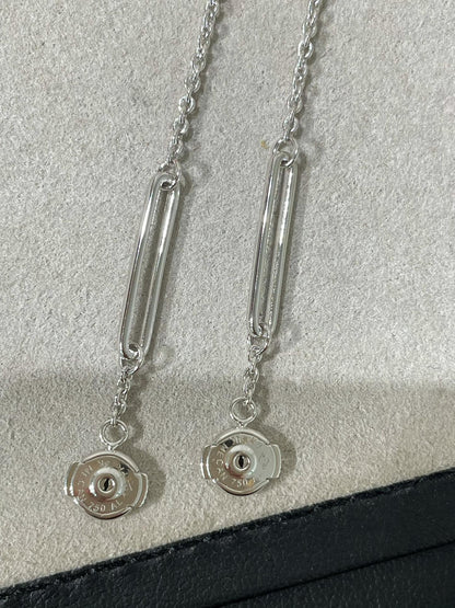Mysitc CHAINE CHAOS DIAMOND DROP EARRINGS
