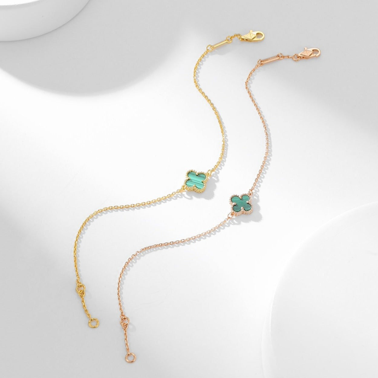 Mysitc CLOVER BRACELET MALACHITE 1 MOTIF