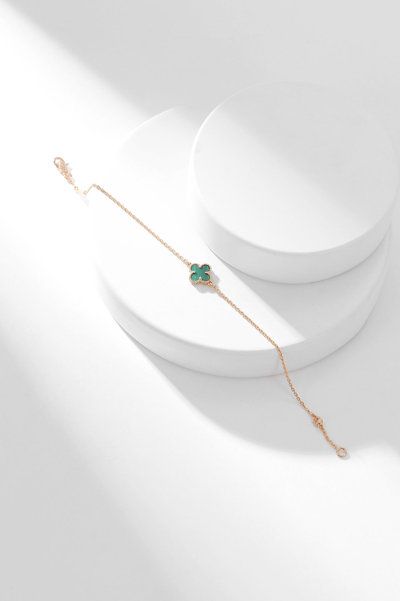 Mysitc CLOVER BRACELET MALACHITE 1 MOTIF