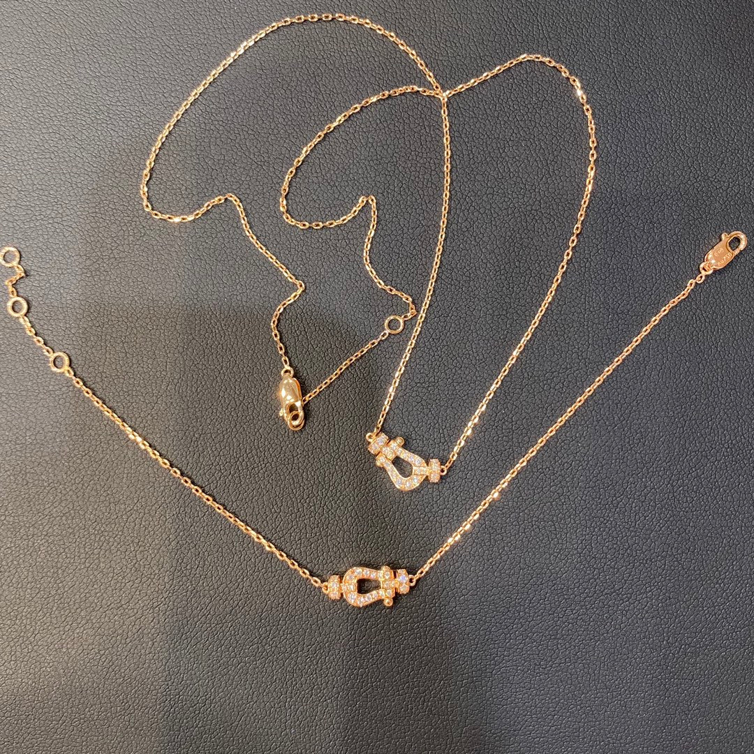 Mysitc FORCE 10 DIAMOND PINK GOLD NECKLACE MINI MODEL