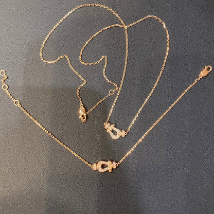 Mysitc FORCE 10 DIAMOND PINK GOLD NECKLACE MINI MODEL