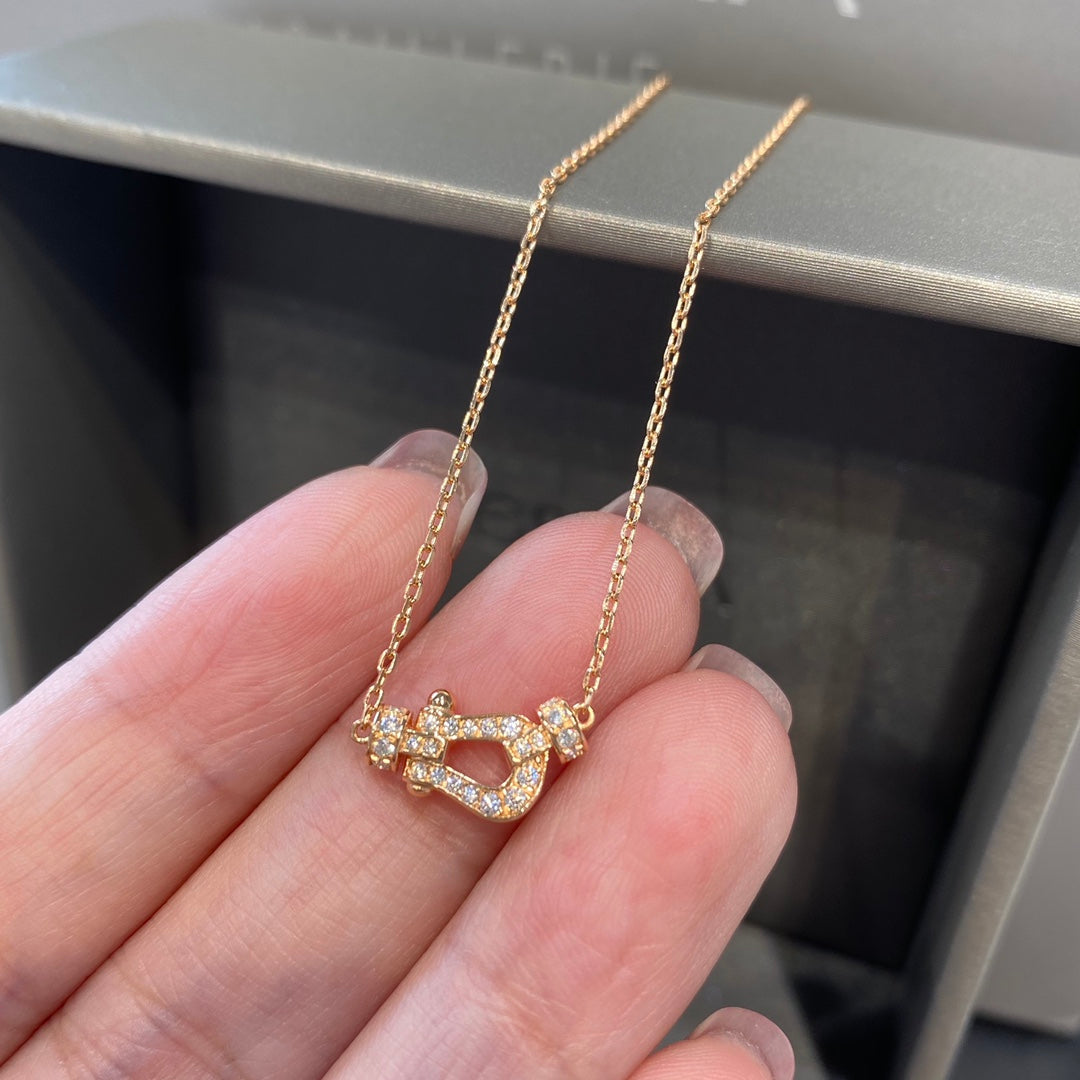 Mysitc FORCE 10 DIAMOND PINK GOLD NECKLACE MINI MODEL