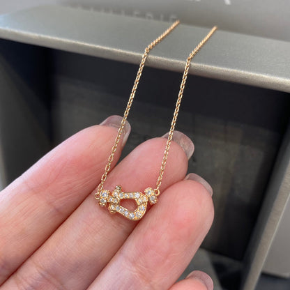 Mysitc FORCE 10 DIAMOND PINK GOLD NECKLACE MINI MODEL