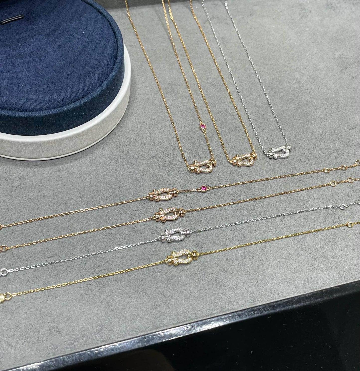 Mysitc FORCE 10 DIAMOND PINK GOLD NECKLACE