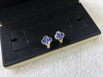 Mysitc CLOVER PIETERSITE MEDIUM STUD EARRINGS