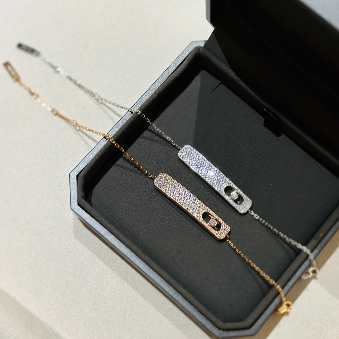 [ミスティック] ムーブ クラシック ダイヤモンド パヴェ ブレスレット