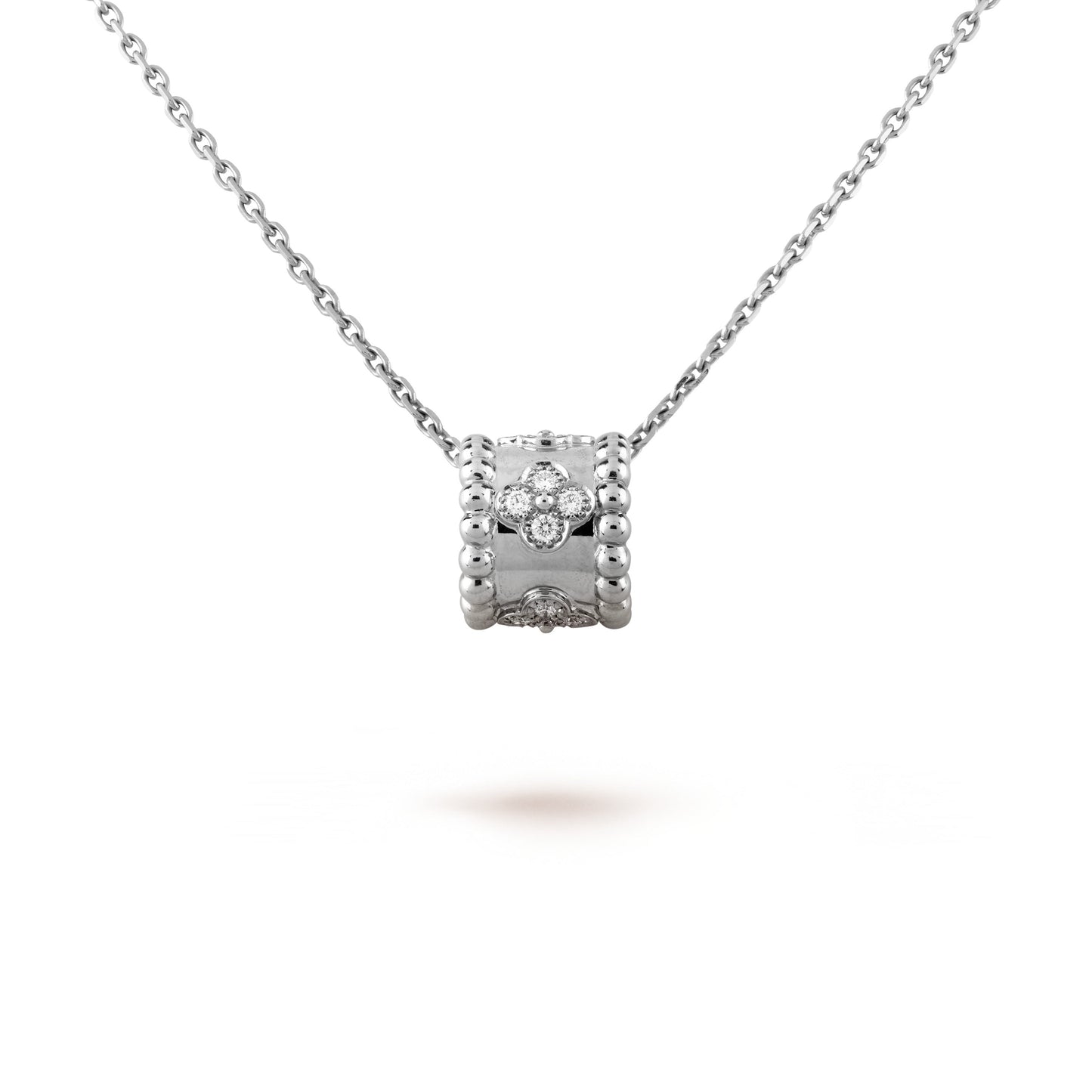 Mystic PERLEE ペンダント シルバー ダイヤモンド ネックレス