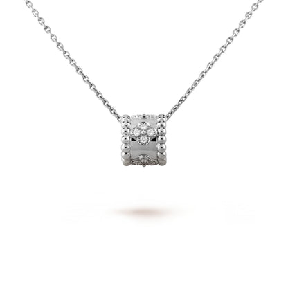 Mystic PERLEE ペンダント シルバー ダイヤモンド ネックレス