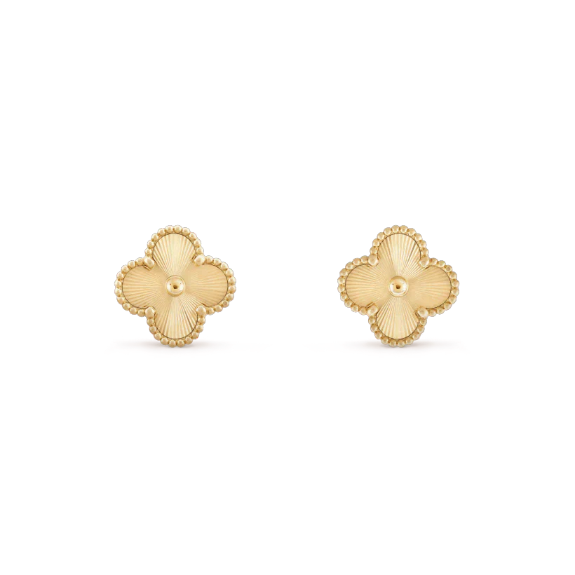 Mysitc CLOVER MINI 9.5MM LASER EARRINGS