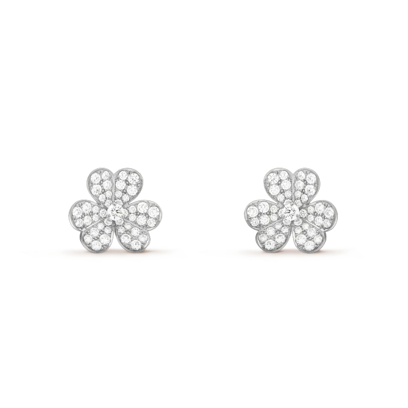 Mysitc CLOVER COMOS DIAMOND EARRINGS SILVER