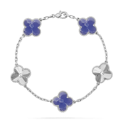 [Mysitc ]New CLOVER 5 MOTIF BLUE VEINS BRACELET COLLECTION