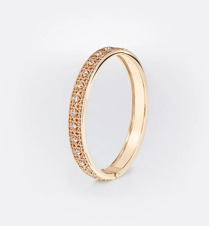 [Mysitc ] 2026 WOVEN-PATTERN BRACELET SET WITH FULL DIAMOND INLAY THREE-COLORS